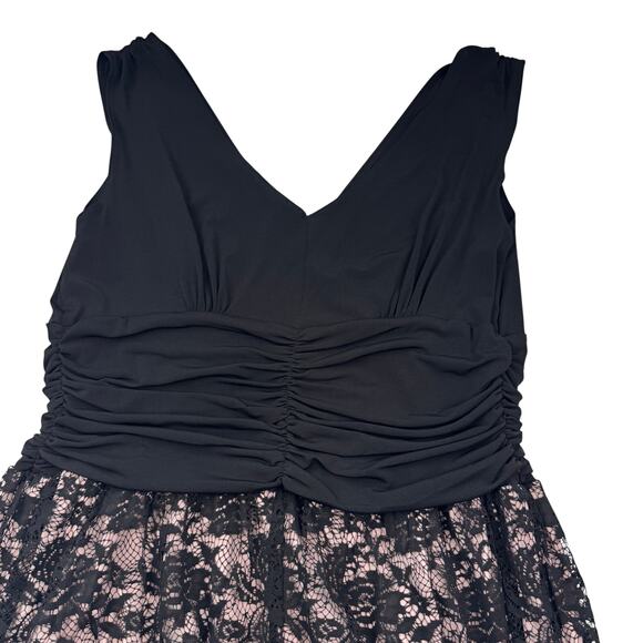 S.L. Fashions Formal Dressy Evening Gown Maxi Dress Lace Skirt Women's Size 14W - Picture 6 of 12